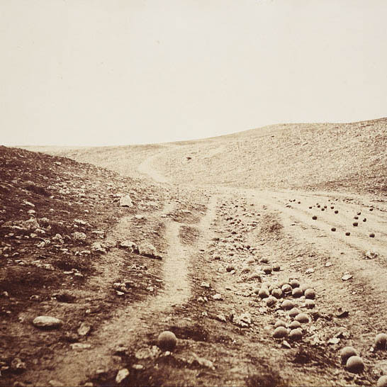 Roger Fenton: The Valley of the Shadow of Death (1856)