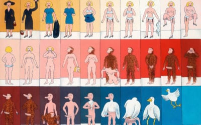 Kunstverket: Striptease av Marie-Louise Ekman