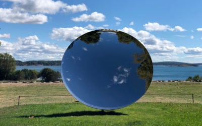 Sky Mirror av Anish Kapoor